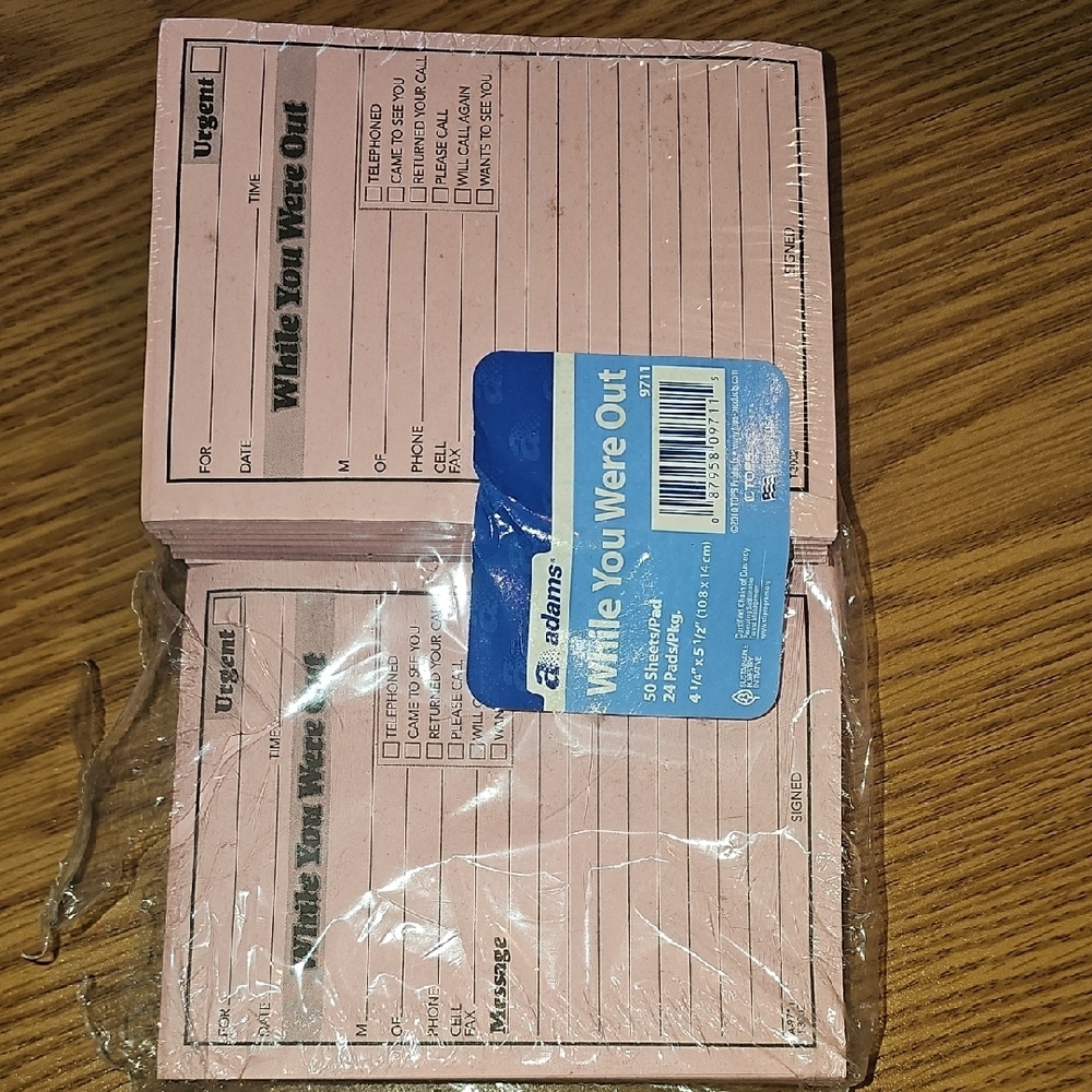 Adams NWT 18 Pink While You Were Out Pads